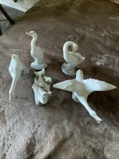 Lladro Swans/ geese  Set of 5