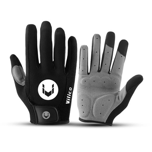 Cycling gloves full finger gel - finger,