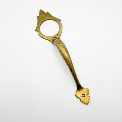 Vintage solid brass - solid, pull