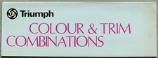 TRIUMPH Cars Colours Trim