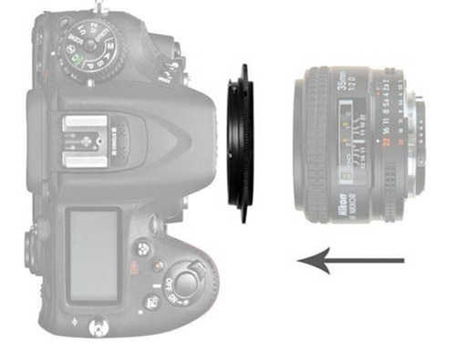 55mm macro reverse - af-55mm, lens