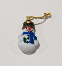 Avon Christmas Tree Advent Calendar Snowman Ornament