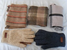 Mens Gloves and Scarves 2 x