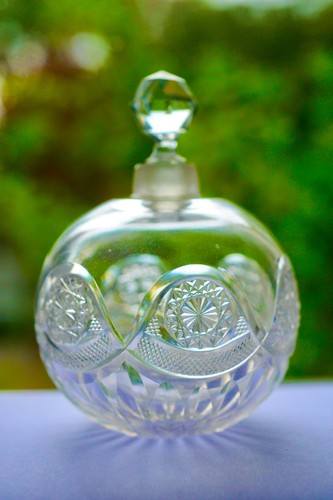 Large vintage cut glass - large,
