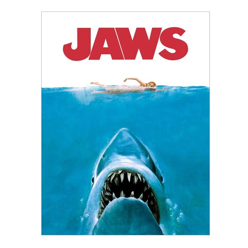 Jaws metal sign plaque retro - sign,