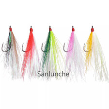 5pcs Bucktail Teaser Flies