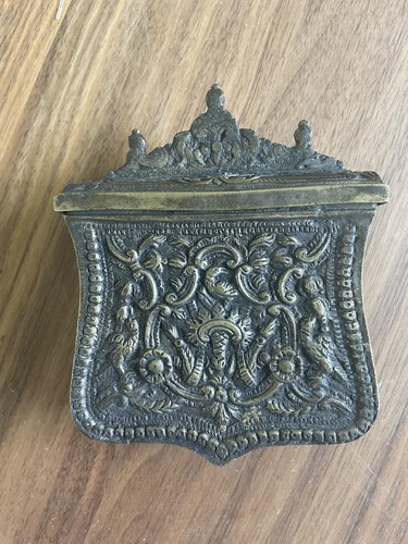 Antique brass cartridge - brass, pouch