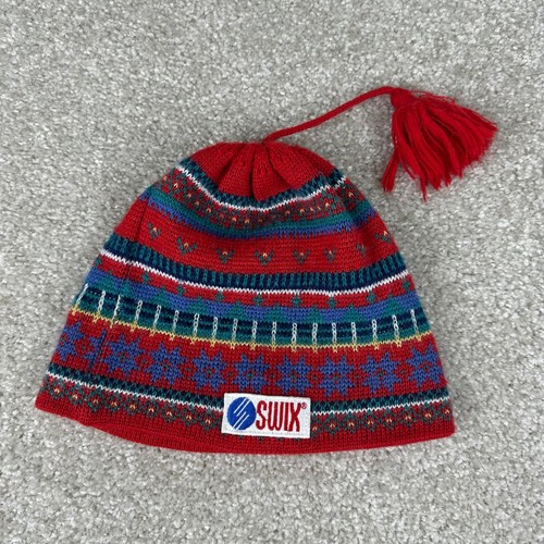 Vintage swix ski hat red - swix,