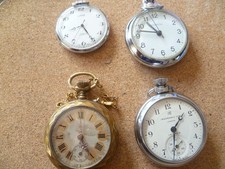 Vintage pocket watch x4    untested spare repairs