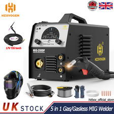 5in1 Pulse MIG Welder 250A 240V Gas NoGas MIG/TIG/ARC Welding Machine For DIYers