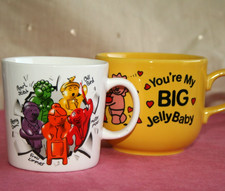 PAIR JELLY BABY MUGS