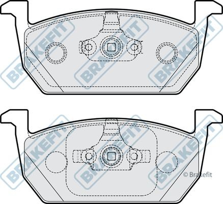 Apec front brake - brake, set