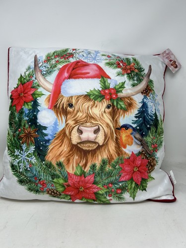 Large highland cow poinsettia - large,