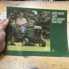 Vintage 1981 John Deere Lawn Tractors and Riding Mowers Brochure