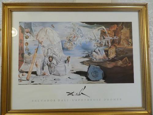 Large framed print signed - signed, by