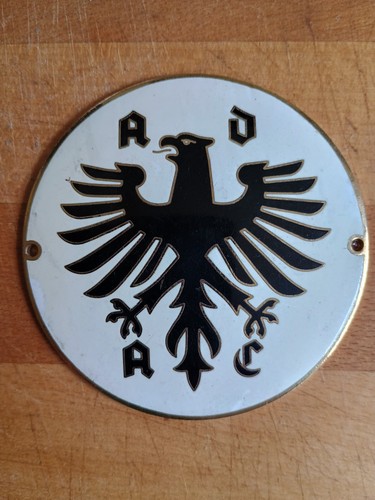 Adac car badge - adac,