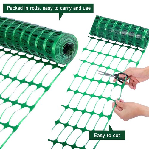Green plastic mesh safety - green,