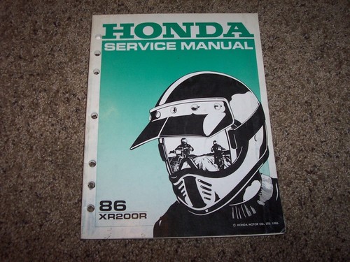 1986 honda xr200r 200 r - xr,