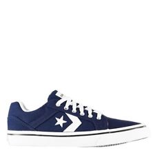Converse Distrito 2 Canvas Low Trainers Blue Ladies Size UK 3 (REFD5)