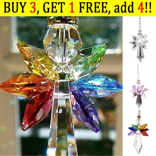 Rainbow angel crystal - angel, bead