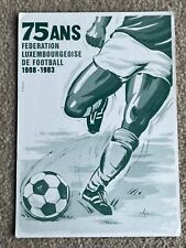 1990 Federation Luxembourg Football HAND SIGNED Postcard sent to Craig Shergold