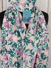 PEONY SWEET PEA FLOWER SCARF