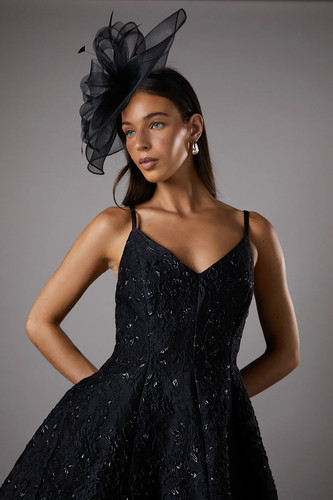 Coast black fascinator womens - fascinator,