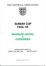 FA SUNDAY CUP FINAL 1976