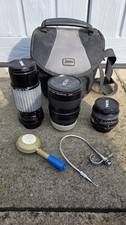 3 X Vintage Camera Lens Bundle