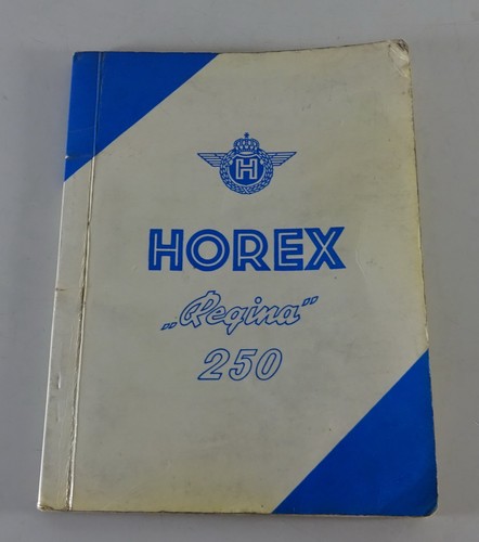 Horex regina 250ccm - regina, operating
