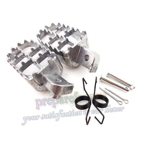 Aluminium footrest foot - aluminium,