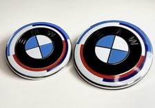 BMW badge 82mm + 74mm Blue M