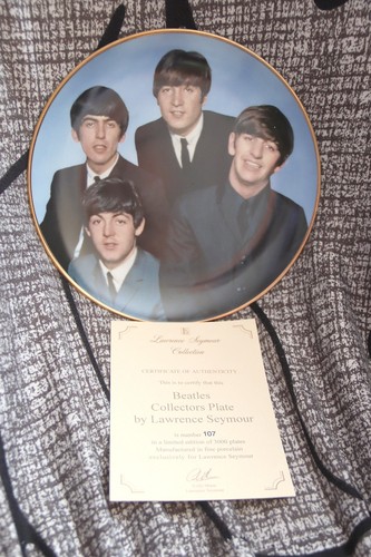 Beatles collectors plate - beatles,