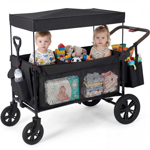 Seater wagon stroller for - seater,
