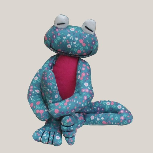 Fritz frog soft toy - fritz, sewing