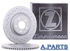 ZIMMERMANN 2X BRAKE DISCS