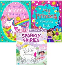 3 x Kids Colouring Activity
