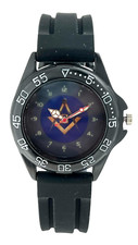 Masonic Freemason Square And Compass Sports Wrist Watch 5103-03