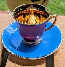 Vintage Czechoslovakian RGK Demitasse Espresso Coffee Cup/Saucer Set