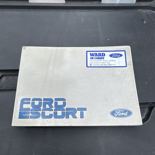 Vintage ford escort owner - vintage,