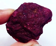 Loose Gemstone Natural Red Beryl Rough 87.10 Ct Certified With Free Gift