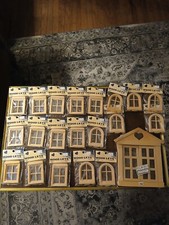 Wooden dollhouse windows &