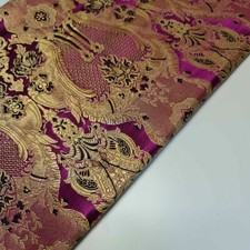 Damask Floral Gold Brocade