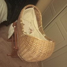 mothercare whicker basket with