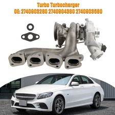 Turbo Turbocharger For Mercedes-Benz C300 C350e E300 GLC300 SLC300 2740904380.