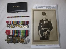 WW1 and WW2 Royal Navy OBE Medal Group Lieutenant Commander