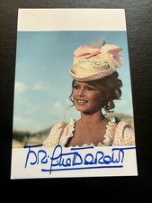 Brigitte Bardot Signed Postcard Size Photo