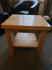 Solid Beech Table  50cm ×50cm