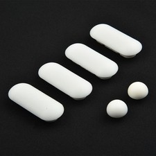 6Pcs White Oval Toilet Seat