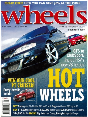 Wheels car magazine november - magazine,